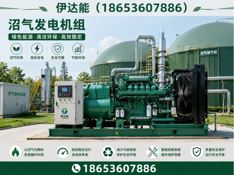 诸城市气代油发电机组展示图